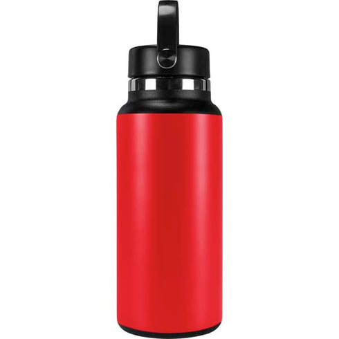 Red Solid Hydro Flask 32oz Wide Mouth Skin
